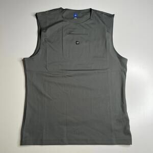New YZY GAP Sleeveless Tank Top Gray Size Large L Yeezy x‎ GAP Collab